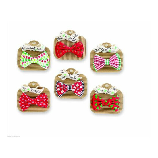 Mud Pie H7 Christmas Holiday Best Baby Boy Bow Ties - Various Styles 1582118 image {1}
