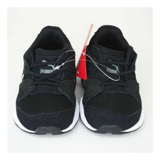 Puma Blaze Infant Toddler Shoes Athletic Leather Sneakers Black 360159 01 SZ 6 C image {4}