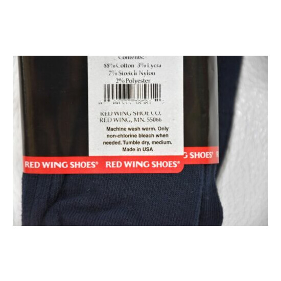 NEW RED WING SOCKS FOR DRESS OR CASUAL COMFORTABLE WEAR LIKE IRON MADE IN USA  image {4}