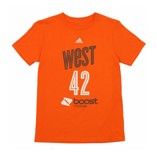 Adidas WNBA Youth Phoenix Mercury Brittney Griner #42 Player's Tee, Orange image {1}