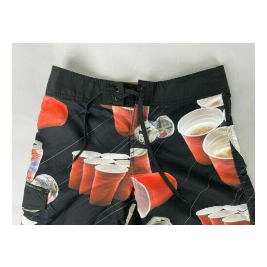 O'NEILL Men's Red Cups Beer Party Alcohol Board shorts swim trunks 30 image {1}