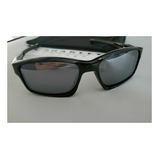 New OAKLEY Men's Sunglasses Chainlink polished black with black iridium  image {1}