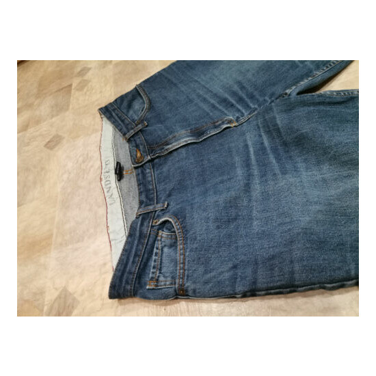 Flannel lined denim jeans, straight leg, regular fit, 38 W X 30 L  image {2}