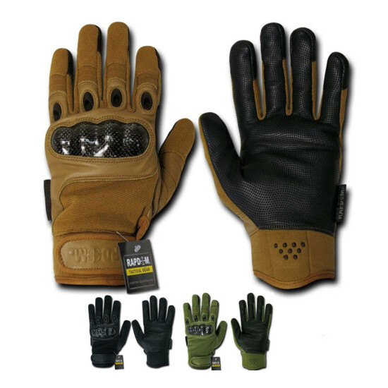 Rapid Dom Carbon Fiber Knuckle Tactical Patrol Military Gloves Thumb {1}