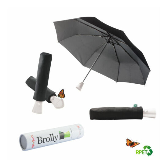 Automatic open & close umbrella recycled materials used to make this ecofriendly image {2}