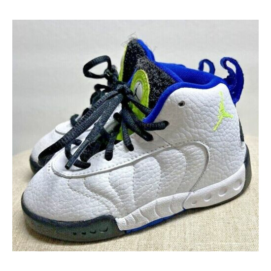 Nike Jordan Jumpman Pro Toddler Sz 6C Sneakers Shoes 909418-135 White Blue image {1}