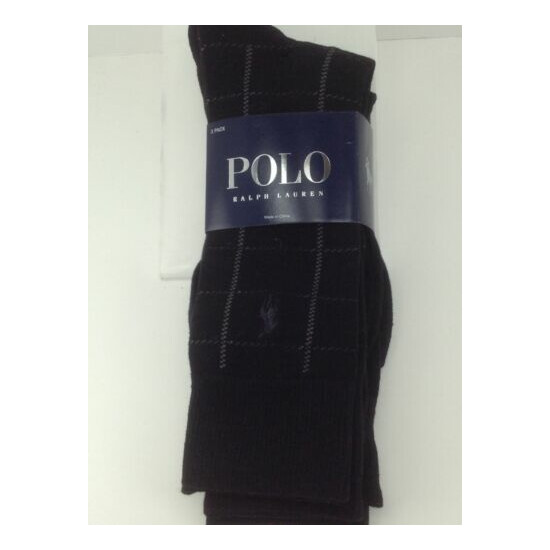 Men's RALPH LAUREN Black Dress Socks - 3 Pack - $36 MSRP - 40% off image {1}