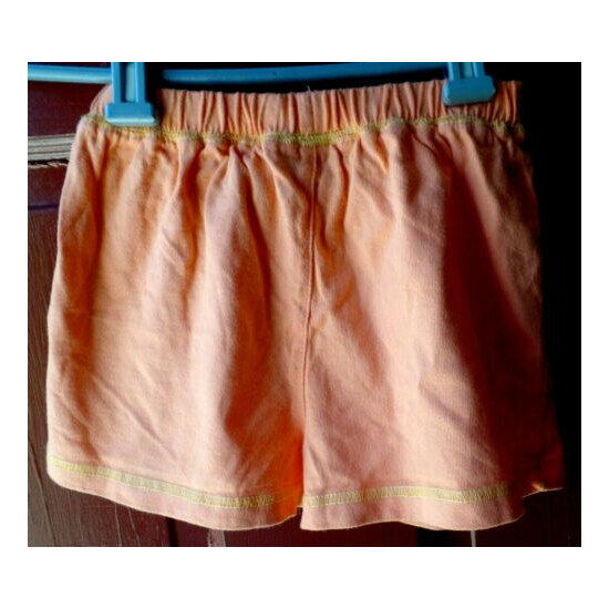 MADAGASCAR 100% Cotton Light Orange Shorts Size 5T image {2}