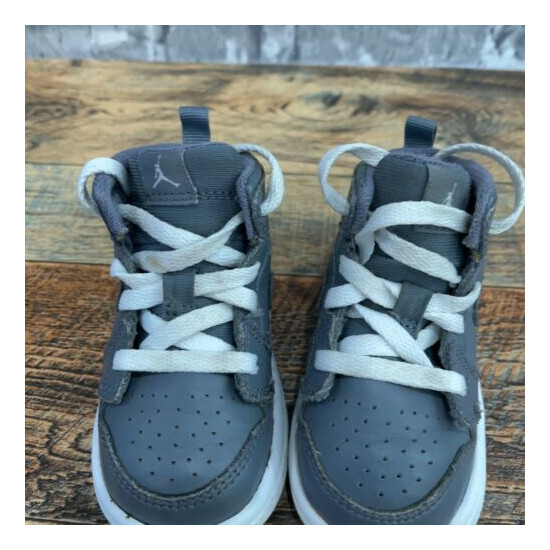 Nike Air Jordan 1 AJ1 Cool Grey White 2013 554727-003 Toddler Baby Size 4.5C Thumb {4}
