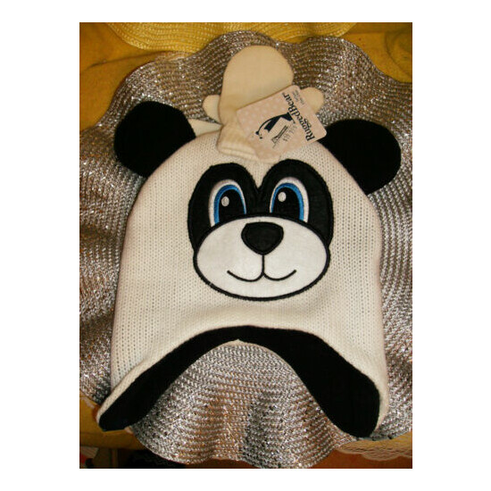 Rugged Bear BABY Size 12-24 MO or 2T-4T Month Cap & Mittens NEW 3PC Set REG $20 image {2}