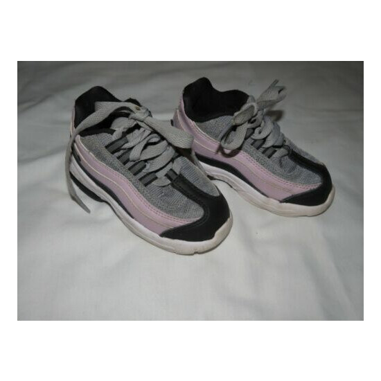 Girls Nike Air Max 95 Blue/Pink Shoes 8C image {1}
