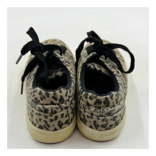 Unr8ed Aria Girls Shoes Size 1.5 Leopard Print Lace Up Low Top Casual image {4}