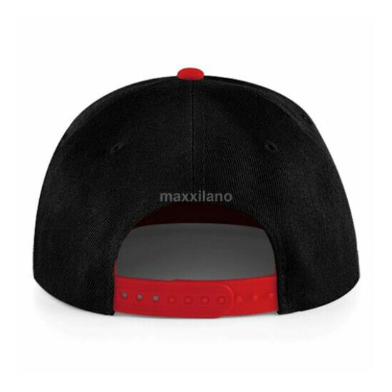 Snapback Hat Hip-Hop Baseball Cap for Men One Size Adjustable Hats Flat Bill  image {2}