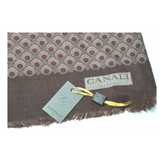NEW CANALI Scarf 100% Wool Made in Italy Cod 3 image {2}