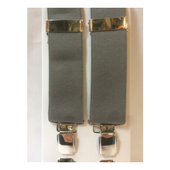 Wide 35mm.Braces Clip-On Steel Grey Introductory offer by tailsandtheunexpected image {4}