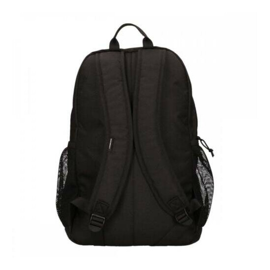 Converse Transition 10022097-A01 Unisex Jet-Black Zipper Backpack Bag CVVB14 image {4}
