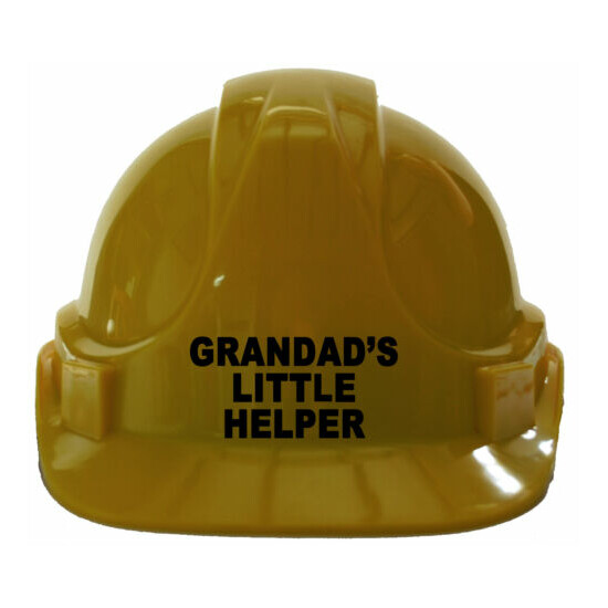 Grandad's Little Helper Children's Kids Hard Hat Safety Helmet 1-7 Years Approx image {5}