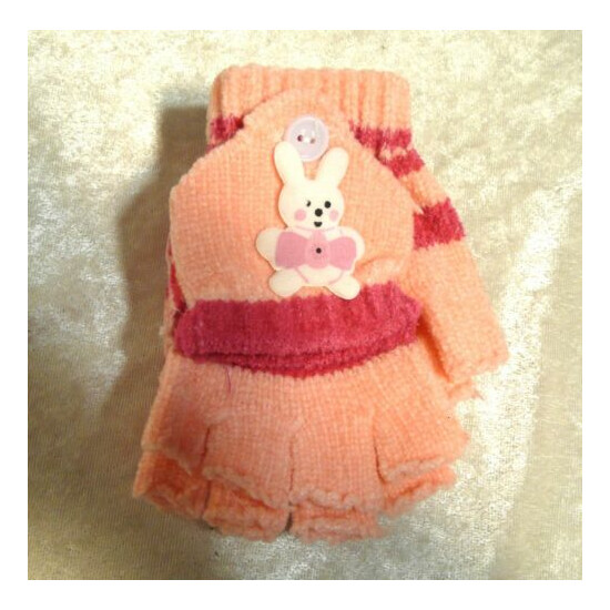 Childrens Toddlers BUNNY Mittens Gloves Baby Winter Cold Weather Boy/Girls New! image {4}