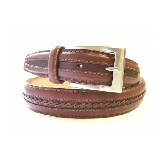 Italian Leather on Full Grain Liner. Hand lacing at the center. Sale-$ was 46.99 image {3}