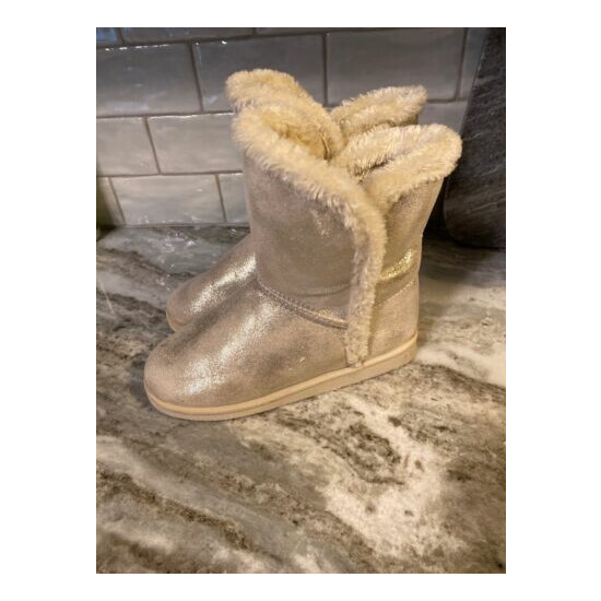 Fabkids Faux Fur Lined Winter Boots Girls Size 4 Kids image {4}