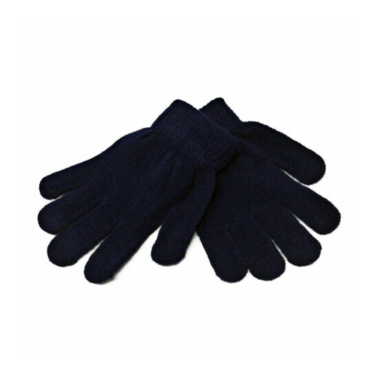 WHOLESALE Kids Magic Gloves Winter BULK Warmth Girls Boys Black Warm Childrens  image {8}