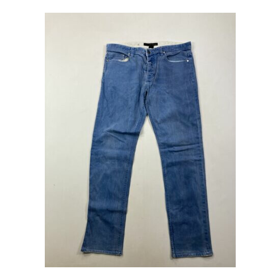 CALVIN KLEIN SKINNY NARROW LEG Jeans - W33 L32 - Blue - Great Condition - Men’s image {1}