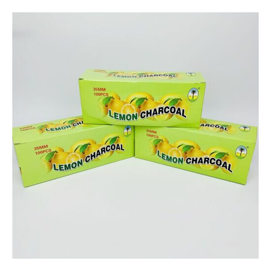 Useful Hookah Charcoal Lemon Flavored Quick-lighting Flavored Charcoal 100 Pcs image {4}
