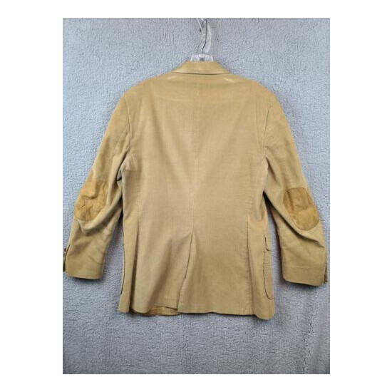 Levi's Menswear Tan Corduroy Two-Button & Single-Breasted Jacket Blazer Size 42 image {2}