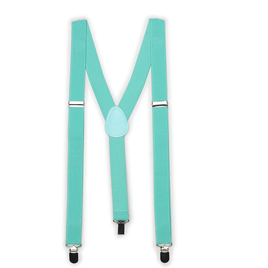 Bows-N-Ties Men's Suspenders - Elastic Band 1 inch width adjustable length Y sty image {6}