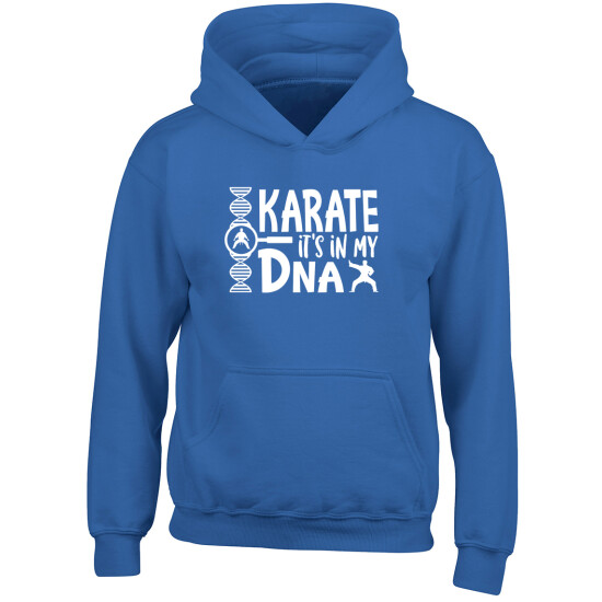 Karate It's in my DNA Boys Girls Kids Childrens Hoodie image {4}