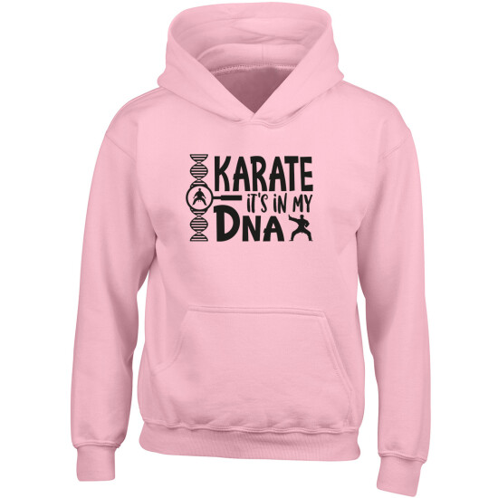Karate It's in my DNA Boys Girls Kids Childrens Hoodie image {3}