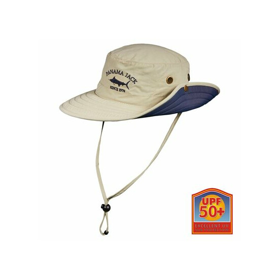 Panama Jack Boonie Fishing Hat - Lightweight, Packable, UPF (SPF) 50+ Sun image {2}