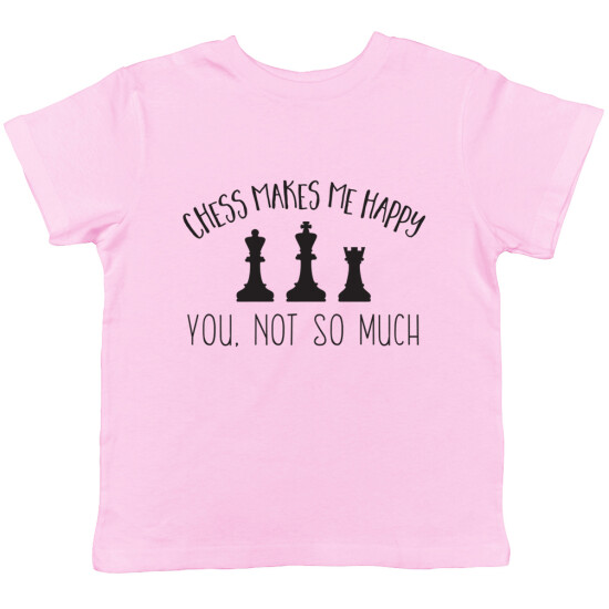 Chess makes me Happy, You Not So Much Boys Girls Kids Childrens T-Shirt image {3}