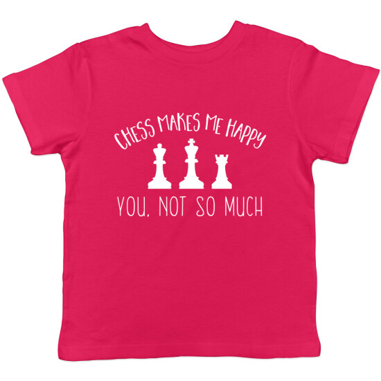 Chess makes me Happy, You Not So Much Boys Girls Kids Childrens T-Shirt image {4}