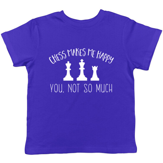 Chess makes me Happy, You Not So Much Boys Girls Kids Childrens T-Shirt image {6}