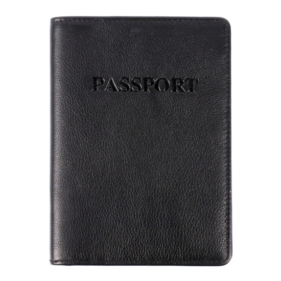 Karla Hanson RFID Blocking Leather Passport Holder image {2}