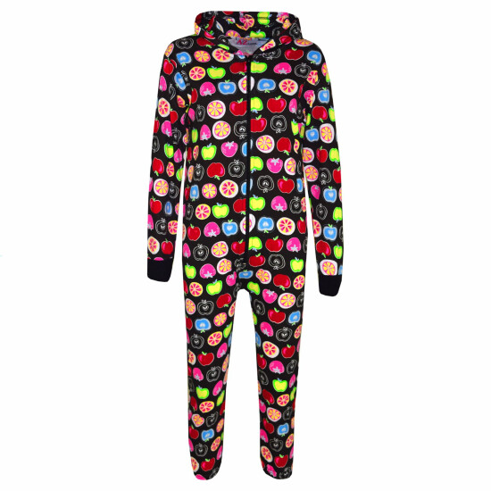 A2Z Onesie One Piece Kids Girls Boys Polka Dot Print Pyjamas Sleepsuit Costume image {2}