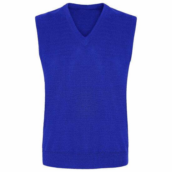 Kid Boys Girls V Neck Sleeveless Knitted Tank Top Pull-Over Sweater Uniform Wear image {7}